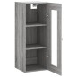 vidaXL Wandschrank Grau Sonoma 34,5x34x90 cm vidaXL Wandschrank Grau Sonoma 34,5x34x90 cm