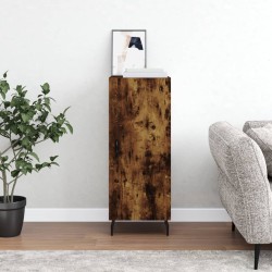vidaXL Sideboard Räuchereiche 34,5x34x90 cm Holzwerkstoff