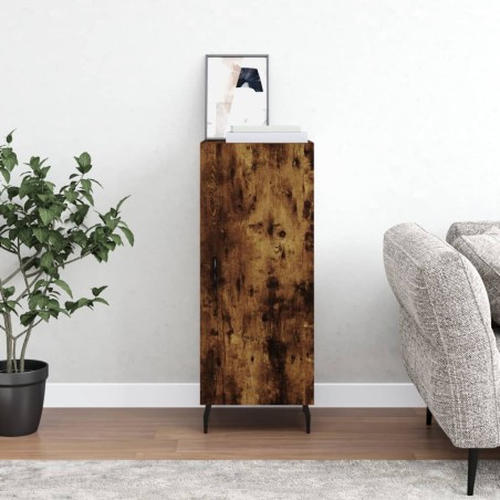 vidaXL Sideboard Räuchereiche 34,5x34x90 cm Holzwerkstoff