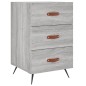 vidaXL Nachttisch Grau Sonoma 40x40x66 cm Holzwerkstoff vidaXL Nachttisch Grau Sonoma 40x40x66 cm Holzwerkstoff