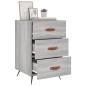 vidaXL Nachttisch Grau Sonoma 40x40x66 cm Holzwerkstoff vidaXL Nachttisch Grau Sonoma 40x40x66 cm Holzwerkstoff