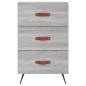 vidaXL Nachttisch Grau Sonoma 40x40x66 cm Holzwerkstoff vidaXL Nachttisch Grau Sonoma 40x40x66 cm Holzwerkstoff