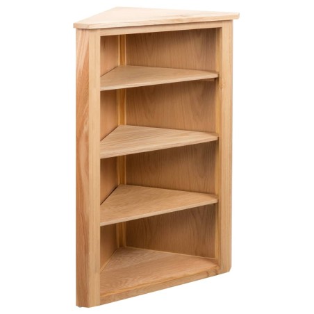 vidaXL Eckregal 59 x 36 x 100 cm Massivholz Eiche 