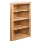 vidaXL Eckregal 59 x 36 x 100 cm Massivholz Eiche vidaXL Eckregal 59 x 36 x 100 cm Massivholz Eiche