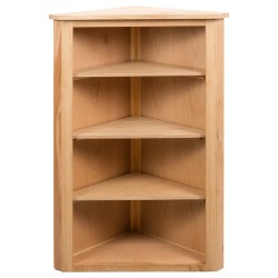 vidaXL Eckregal 59 x 36 x 100 cm Massivholz Eiche 