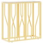 vidaXL Konsolentisch Golden 70x30x70 cm Edelstahl und Glas vidaXL Konsolentisch Golden 70x30x70 cm Edelstahl und Glas