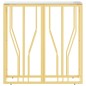 vidaXL Konsolentisch Golden 70x30x70 cm Edelstahl und Glas vidaXL Konsolentisch Golden 70x30x70 cm Edelstahl und Glas