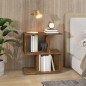 vidaXL Nachttisch Räuchereiche 50x30x51,5 cm Holzwerkstoff vidaXL Nachttisch Räuchereiche 50x30x51,5 cm Holzwerkstoff