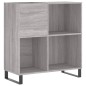 vidaXL Plattenschrank Grau Sonoma 84,5x38x89 cm Holzwerkstoff vidaXL Plattenschrank Grau Sonoma 84,5x38x89 cm Holzwerkstoff