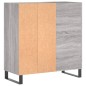 vidaXL Plattenschrank Grau Sonoma 84,5x38x89 cm Holzwerkstoff vidaXL Plattenschrank Grau Sonoma 84,5x38x89 cm Holzwerkstoff