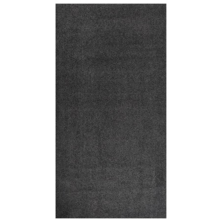 vidaXL Teppich Shaggy Hochflor Anthrazit 80x150 cm