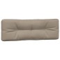 Palettenkissen 3-tlg. Taupe Stoff Palettenkissen 3-tlg. Taupe Stoff