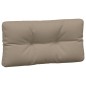 Palettenkissen 3-tlg. Taupe Stoff Palettenkissen 3-tlg. Taupe Stoff