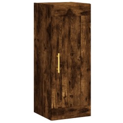 vidaXL Wandschrank Räuchereiche 34,5x34x90 cm Holzwerkstoff