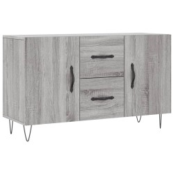 vidaXL Sideboard Grau Sonoma 100x36x60 cm Holzwerkstoff
