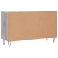 vidaXL Sideboard Grau Sonoma 100x36x60 cm Holzwerkstoff vidaXL Sideboard Grau Sonoma 100x36x60 cm Holzwerkstoff