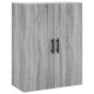 vidaXL Wandschrank Grau Sonoma 69,5x34x90 cm vidaXL Wandschrank Grau Sonoma 69,5x34x90 cm