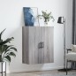 vidaXL Wandschrank Grau Sonoma 69,5x34x90 cm vidaXL Wandschrank Grau Sonoma 69,5x34x90 cm