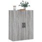 vidaXL Wandschrank Grau Sonoma 69,5x34x90 cm vidaXL Wandschrank Grau Sonoma 69,5x34x90 cm