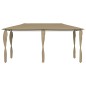 vidaXL Pavillon mit Pfostenabdeckungen 3x6x2,6 m Taupe 160 g/m² vidaXL Pavillon mit Pfostenabdeckungen 3x6x2,6 m Taupe 160 g/m²