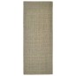 vidaXL Teppich Natur Sisal 80x200 cm Taupe vidaXL Teppich Natur Sisal 80x200 cm Taupe