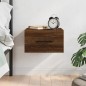 vidaXL Wand-Nachttisch Braun Eichen-Optik 35x35x20 cm vidaXL Wand-Nachttisch Braun Eichen-Optik 35x35x20 cm