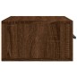 vidaXL Wand-Nachttisch Braun Eichen-Optik 35x35x20 cm vidaXL Wand-Nachttisch Braun Eichen-Optik 35x35x20 cm