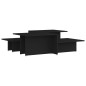 vidaXL Couchtische 2 Stk. Schwarz 111,5x50x33 cm Holzwerkstoff vidaXL Couchtische 2 Stk. Schwarz 111,5x50x33 cm Holzwerkstoff
