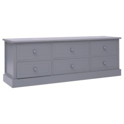 vidaXL Flurbank Dunkelgrau 115x30x40 cm Holz 