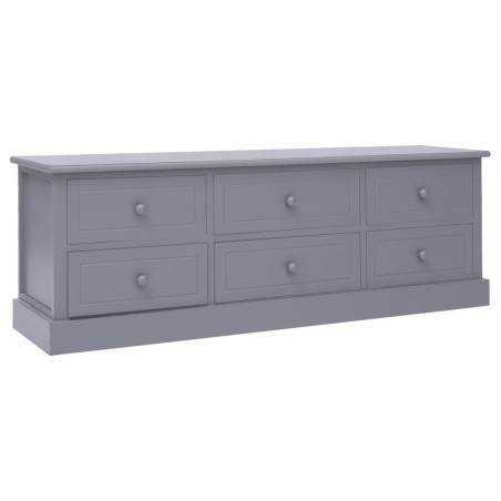 vidaXL Flurbank Dunkelgrau 115x30x40 cm Holz 