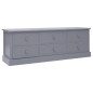 vidaXL Flurbank Dunkelgrau 115x30x40 cm Holz vidaXL Flurbank Dunkelgrau 115x30x40 cm Holz