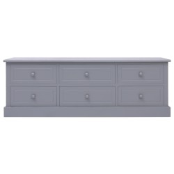 vidaXL Flurbank Dunkelgrau 115x30x40 cm Holz 