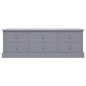 vidaXL Flurbank Dunkelgrau 115x30x40 cm Holz vidaXL Flurbank Dunkelgrau 115x30x40 cm Holz