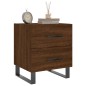 vidaXL Nachttisch Braune Eiche 40x35x47,5 cm Holzwerkstoff vidaXL Nachttisch Braune Eiche 40x35x47,5 cm Holzwerkstoff