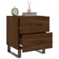 vidaXL Nachttisch Braune Eiche 40x35x47,5 cm Holzwerkstoff vidaXL Nachttisch Braune Eiche 40x35x47,5 cm Holzwerkstoff