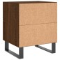 vidaXL Nachttisch Braune Eiche 40x35x47,5 cm Holzwerkstoff vidaXL Nachttisch Braune Eiche 40x35x47,5 cm Holzwerkstoff