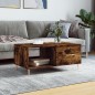 vidaXL Couchtisch Räuchereiche 90x50x40 cm Holzwerkstoff vidaXL Couchtisch Räuchereiche 90x50x40 cm Holzwerkstoff