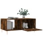 vidaXL Couchtisch Räuchereiche 90x50x40 cm Holzwerkstoff vidaXL Couchtisch Räuchereiche 90x50x40 cm Holzwerkstoff