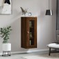 vidaXL Wandschrank Braun Eichen-Optik 34,5x34x90 cm vidaXL Wandschrank Braun Eichen-Optik 34,5x34x90 cm
