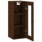 vidaXL Wandschrank Braun Eichen-Optik 34,5x34x90 cm vidaXL Wandschrank Braun Eichen-Optik 34,5x34x90 cm