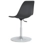 vidaXL Esszimmerstühle 4 Stk. Drehbar Grau PP