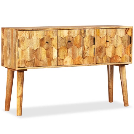 vidaXL Sideboard Mangoholz Massiv 118 x 35 x 75 cm