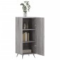 vidaXL Sideboard Grau Sonoma 34,5x34x90 cm Holzwerkstoff vidaXL Sideboard Grau Sonoma 34,5x34x90 cm Holzwerkstoff