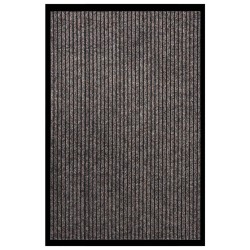 vidaXL Fußmatte Gestreift Beige 80x120 cm