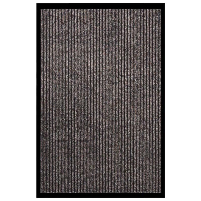 vidaXL Fußmatte Gestreift Beige 80x120 cm vidaXL Fußmatte Gestreift Beige 80x120 cm