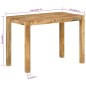vidaXL Esstisch 110x55x76 cm Massivholz Mango vidaXL Esstisch 110x55x76 cm Massivholz Mango