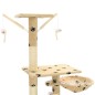 vidaXL Katzen-Kratzbaum Sisal 230 - 250 cm Pfoten-Aufdruck Beige vidaXL Katzen-Kratzbaum Sisal 230 - 250 cm Pfoten-Aufdruck Beige