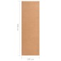 vidaXL Teppichläufer BCF Beige 100x300 cm vidaXL Teppichläufer BCF Beige 100x300 cm