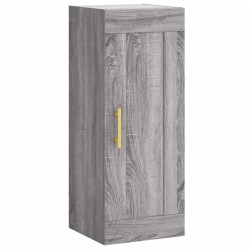 vidaXL Wandschrank Grau Sonoma 34,5x34x90 cm Holzwerkstoff
