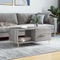 vidaXL Couchtisch Grau Sonoma 90x50x40 cm Holzwerkstoff vidaXL Couchtisch Grau Sonoma 90x50x40 cm Holzwerkstoff